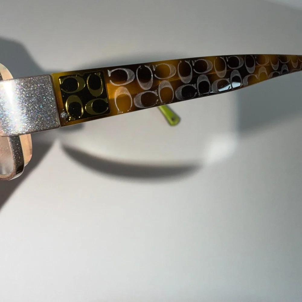 COACH TARYN Eyeglasses Frame HC5001 9020 52-16-135 Silver Tortoise Green XT74